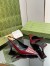 Gucci Slingback Pumps 55mm in Red Patent Leather