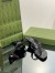 Gucci Thong Sandals 55mm in Black Patent Leather