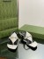Gucci Thong Sandals 55mm in White Patent Leather