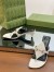 Gucci Thong Sandals 55mm in White Patent Leather