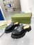 Gucci Women's Mules in Black Leather with Horsebit