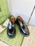 Gucci Women's Horsebit Loafers in Noir Leather with Lug Sole