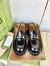 Gucci Women's Horsebit Loafers in Noir Leather with Lug Sole