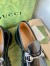 Gucci Women's Horsebit Loafers in Noir Leather with Lug Sole