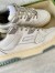 Gucci Women's Sneakers in White Distressed Effect Leather
