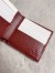Gucci Bi-fold Wallet in Beige Supreme Canvas with Red Interior