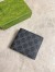 Gucci Bi-fold Wallet in Black Supreme Canvas with Grey Interior