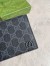 Gucci Bi-fold Wallet in Black Supreme Canvas with Green Interior
