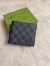 Gucci Bi-fold Coin Wallet in Black Supreme Canvas with Grey Interior