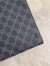 Gucci Portfolio Pouch in Black Supreme Canvas with Grey Leather