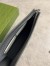 Gucci Portfolio Pouch in Black Supreme Canvas with Grey Leather