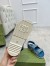 Gucci Women's Sandals in Light Blue Denim with Double G