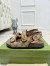 Gucci Women's Sandals in Original GG Canvas with Double G