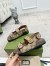Gucci Women's Sandals in Original GG Canvas with Double G