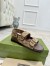 Gucci Women's Sandals in Original GG Canvas with Double G