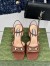 Gucci Horsebit Sandals 95mm in Brown Leather