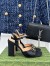 Gucci Horsebit Sandals 95mm in Black Leather