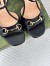 Gucci Horsebit Sandals 95mm in Black Leather