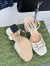 Gucci Horsebit Sandals 95mm in White Leather