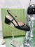 Gucci Horsebit Slingback Pumps 55mm in Black Leather