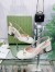Gucci Horsebit Slingback Pumps 55mm in White Leather