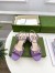 Gucci Horsebit 75mm Sandals in Lilas Leather