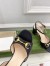 Gucci Horsebit 75mm Sandals in Black Leather