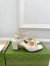 Gucci Horsebit 75mm Sandals in White Leather