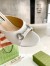 Gucci Horsebit Slide Sandals 85mm in White Leather with Crystals