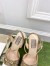 Gucci Horsebit Sandals 95mm in Metallic Gold Leather with Crystals