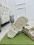 Gucci Women's Velcro Sandals in White GG Crystal Canvas