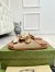 Gucci Women's Velcro Sandals in Natural Raffia 