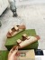 Gucci Women's Velcro Sandals in Natural Raffia 
