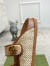Gucci Women's Velcro Sandals in Natural Raffia 