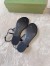 Gucci Signoria Thong Sandals in Black Patent Calfskin