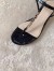 Gucci Signoria Thong Sandals in Black Patent Calfskin