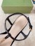 Gucci Signoria Thong Sandals in Black Patent Calfskin