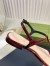 Gucci Signoria Thong Sandals in Red Patent Calfskin