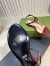 Gucci Signoria Thong Sandals in Red Patent Calfskin