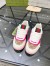Gucci Women's Re-Web Sneakers in GG Canvas with Pink Leather