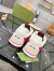 Gucci Women's Re-Web Sneakers in GG Canvas with Pink Leather
