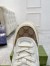 Gucci Women's Re-Web Sneakers in GG Canvas with White Leather