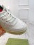 Gucci Women's Re-Web Sneakers in White Leather