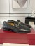 Gucci Women's Jordaan Loafers in Black GG Leather