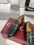 Gucci Women's Jordaan Loafers in Black GG Leather
