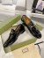 Gucci Women's Jordaan Loafers in Black Patent Calfskin