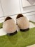 Gucci Women's Jordaan Loafers in Beige Suede Calfskin
