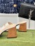 Gucci Signoria Slide Sandals 75MM in White Leather