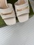 Gucci Signoria Slide Sandals 75MM in White Leather