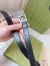 Gucci Thin Belt 20MM with Double G Buckle in Black Leather
